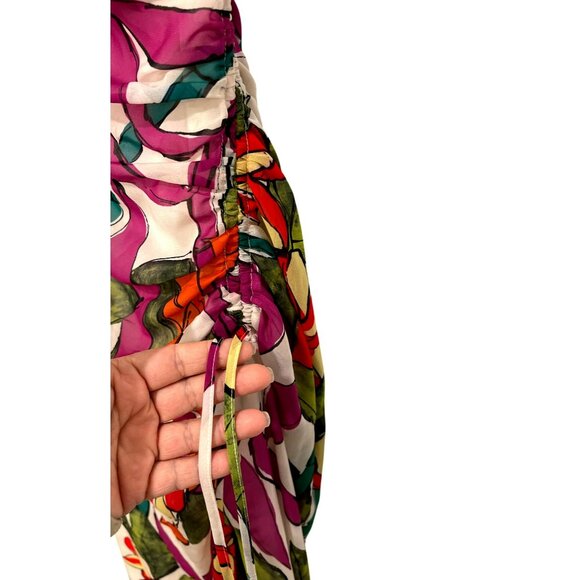 Ungaro $995 Ambrose One Shoulder Floral Maxi Dress XS NWT - Picture 7 of 12